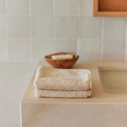Natural Mira face towel - Torres Novas