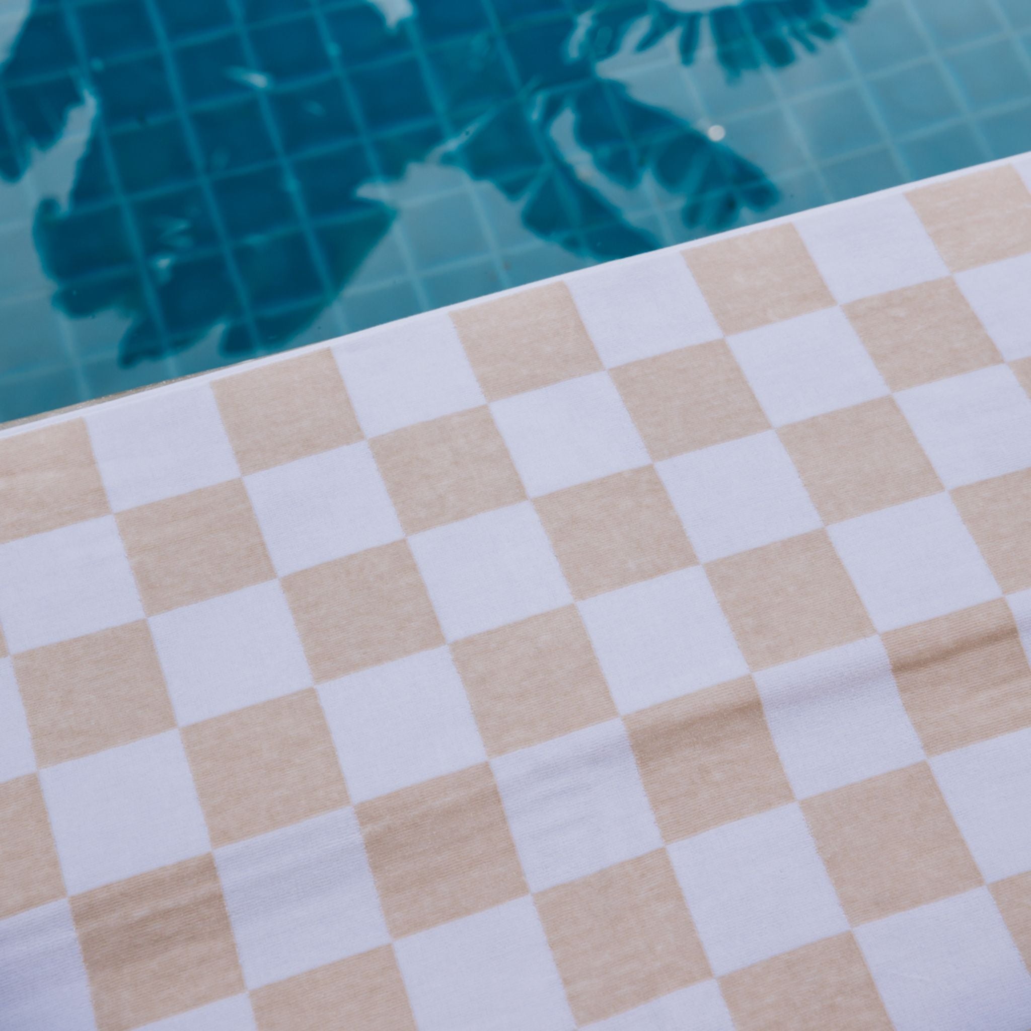 Gibalta à carreaux beige