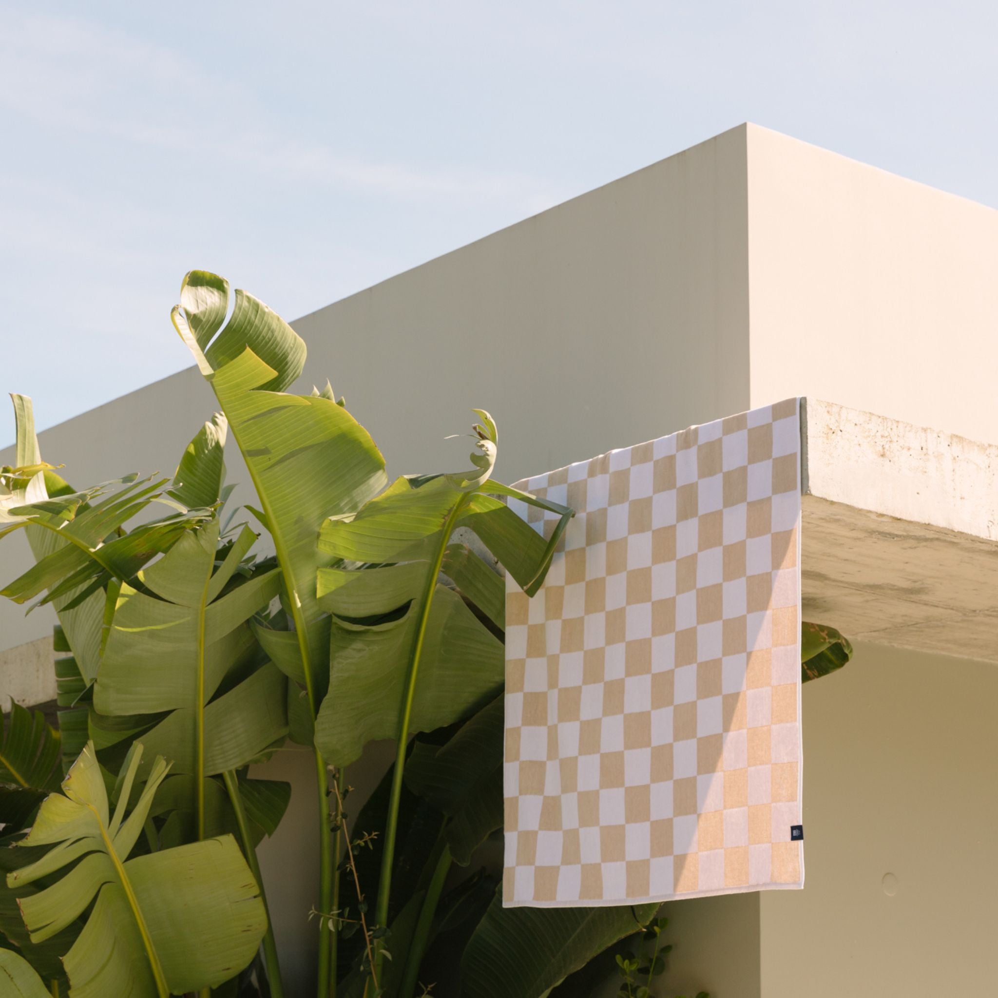 Gibalta à carreaux beige