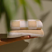 Gibalta à carreaux beige