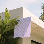 Gibalta à carreaux lavande