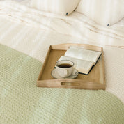 Khaki green Santa Luzia Waffle Bedspreads - Torres Novas