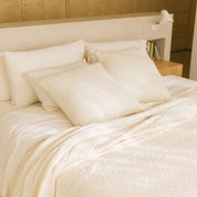 Natural Santa Luzia Waffle Bedspreads - Torres Novas
