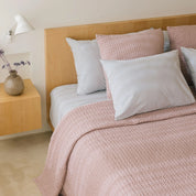 Old pink Santa Luzia Waffle Bedspreads - Torres Novas
