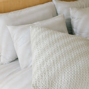 Silver grey Santa Luzia Waffle Bedspreads - Torres Novas