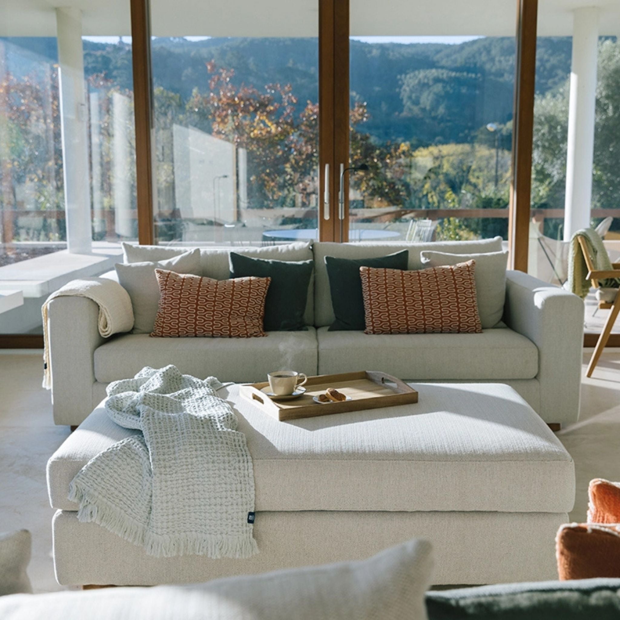 Silver grey Santa Luzia Waffle Bedspreads - Torres Novas