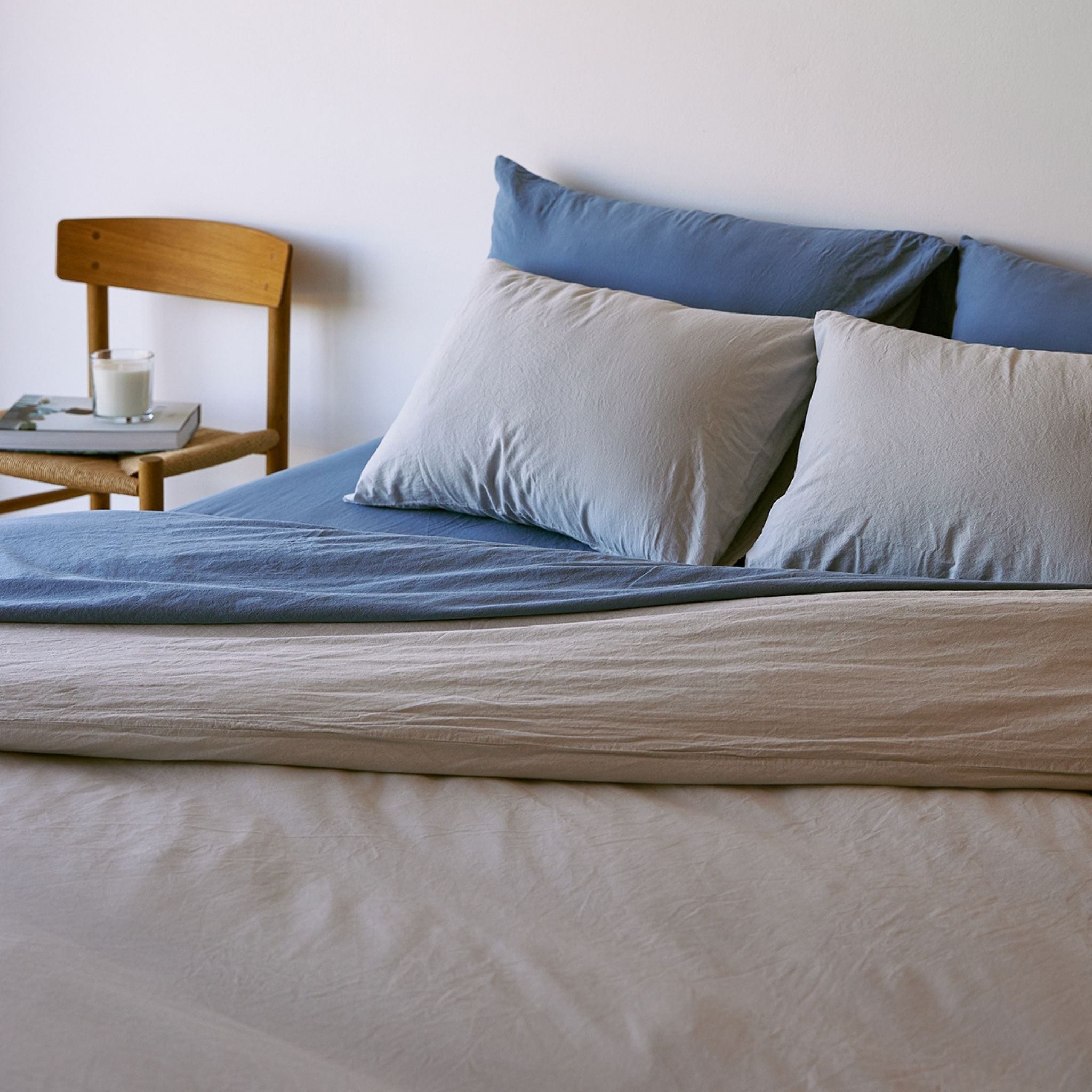 Blue Tavira Washed Cotton - Torres Novas