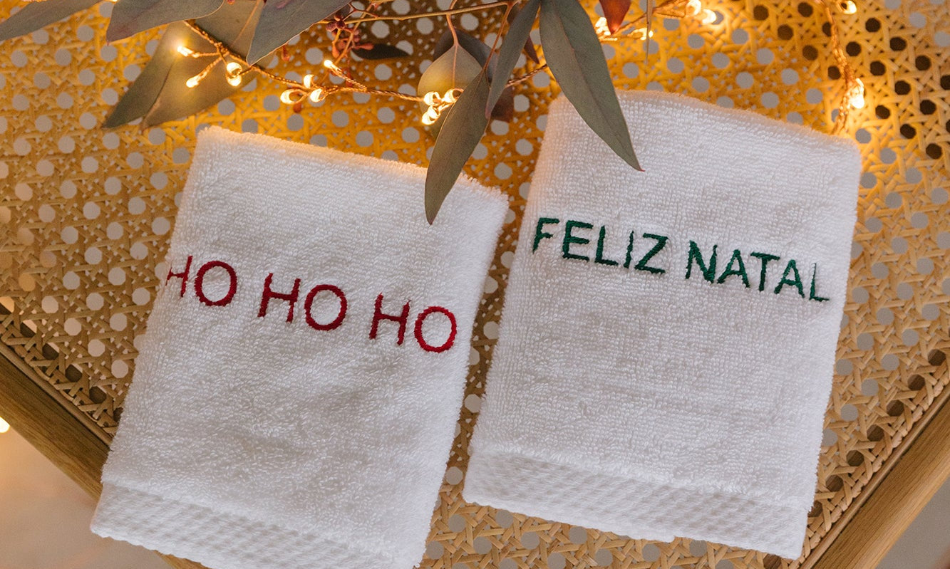 Christmas face towel - Torres Novas