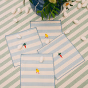 Barra napkin with easter embroidery