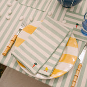 Barra napkin with easter embroidery