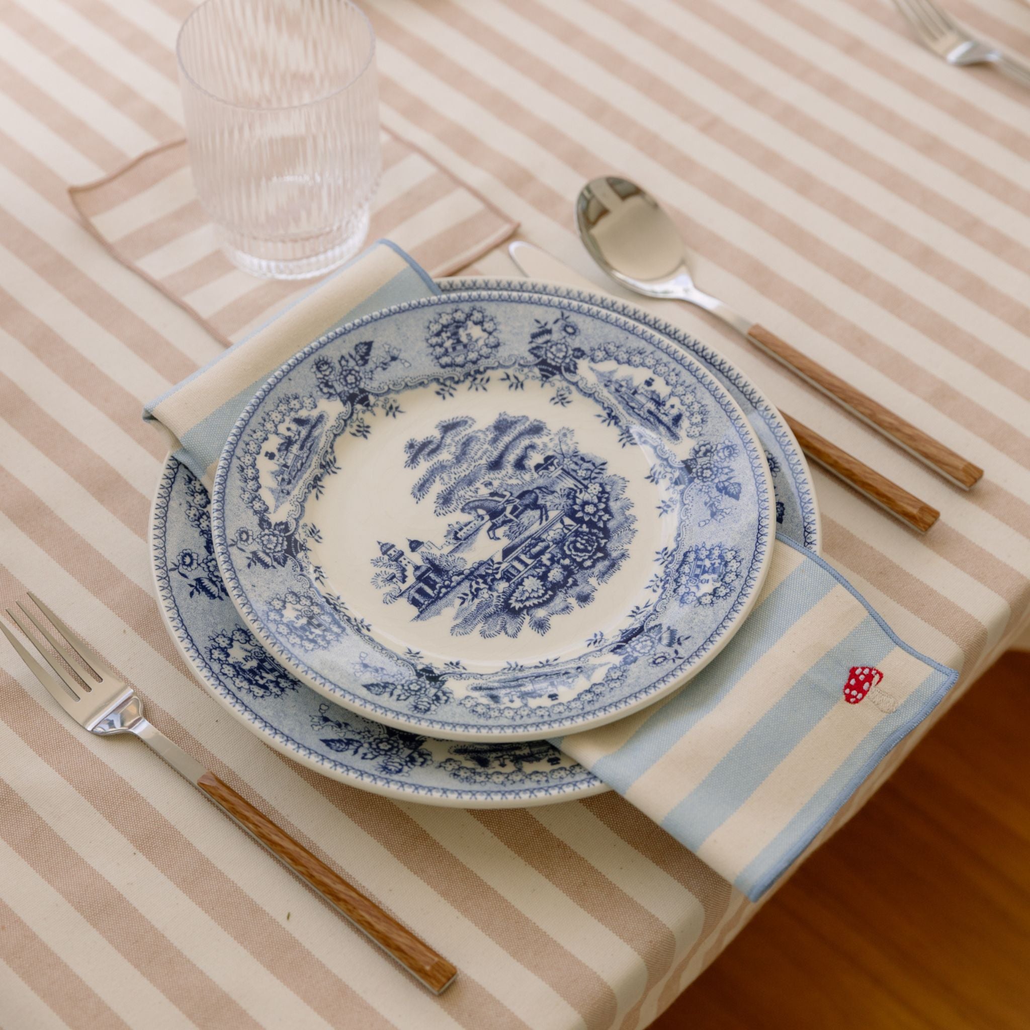 Barra Napkins with fall embroidery