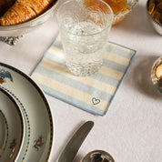Barra Napkins with heart embroidery