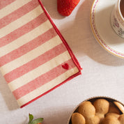 Barra Napkins with heart embroidery