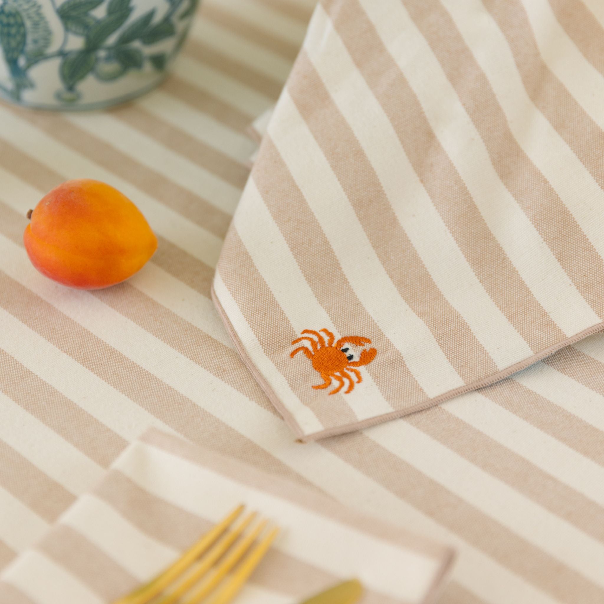 Barra Napkins with summer embroidery