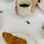 Mafra cotton napkins with fall embroidery