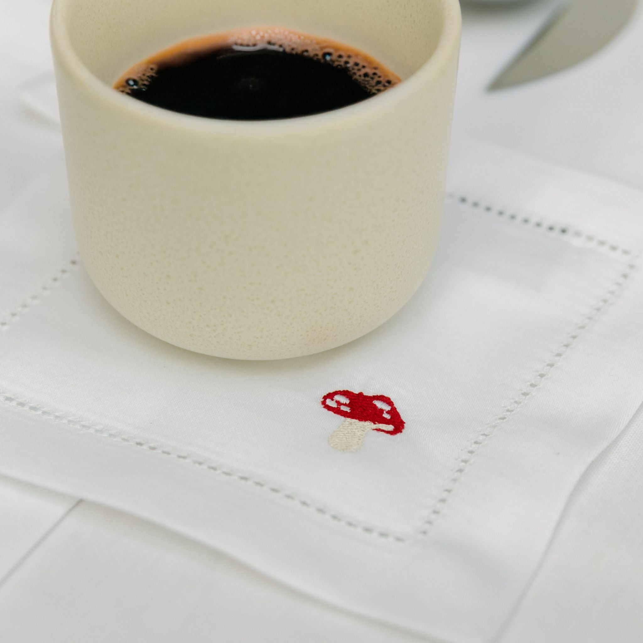 Mafra cotton napkins with fall embroidery
