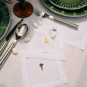 Mafra linen napkin and placemat with easter embroidery