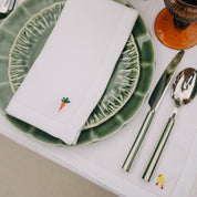 Mafra linen napkin and placemat with easter embroidery