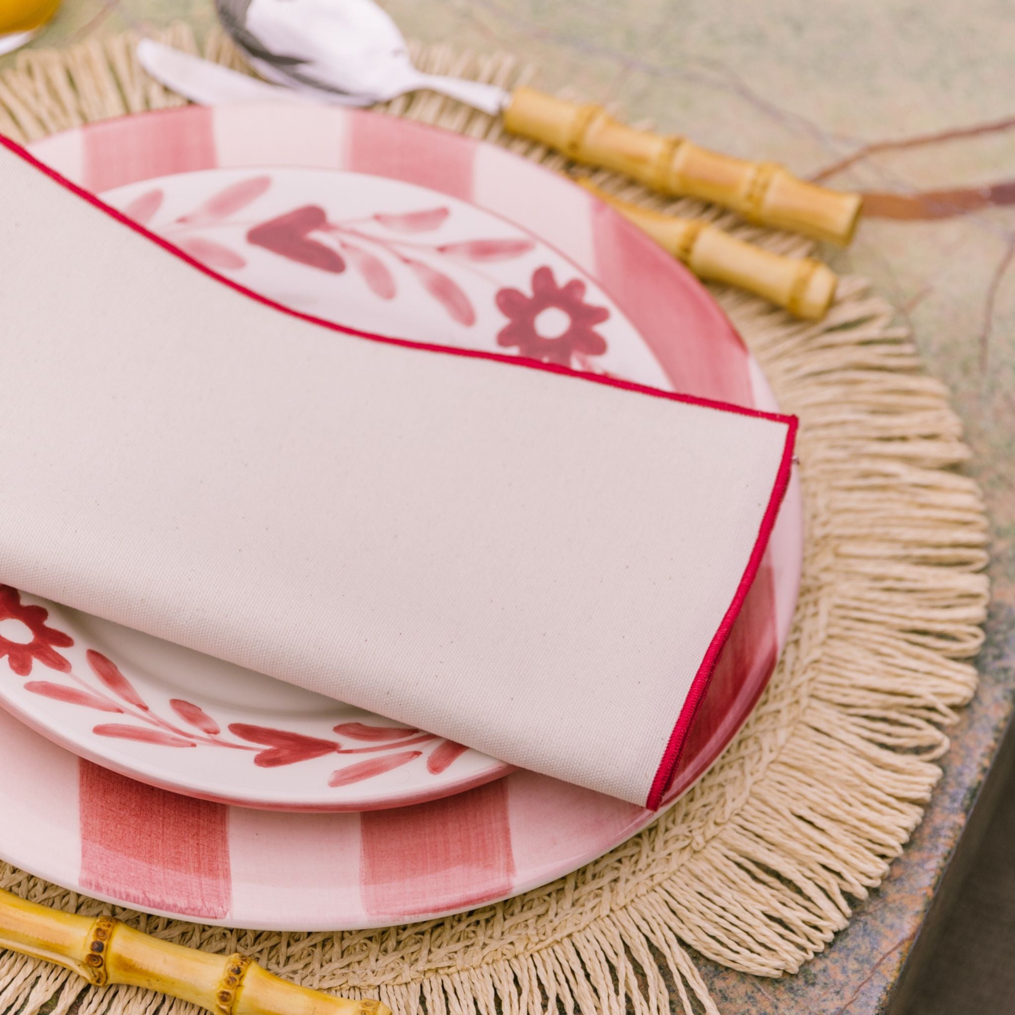 Ecru Nazaré napkins