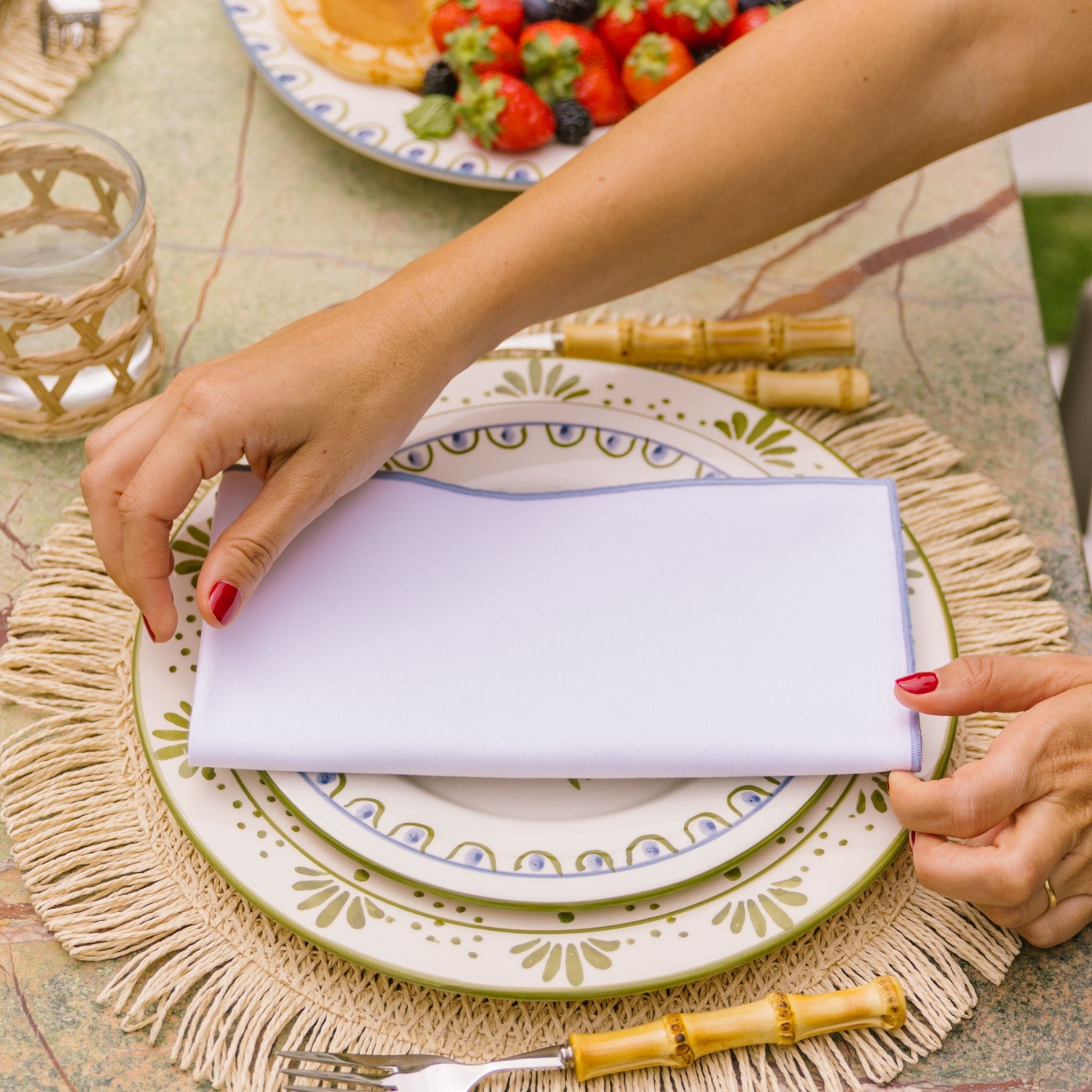 White Nazaré napkins