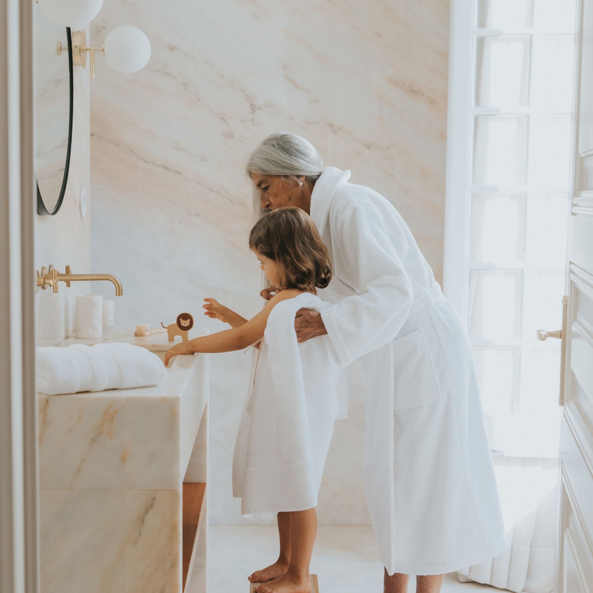 Bath towels for the whole family