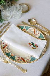 Mafra placemats with Christmas embroidered letters