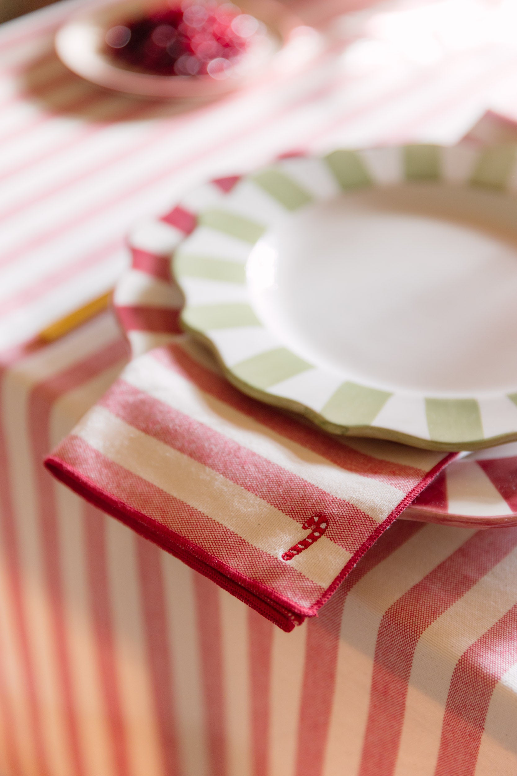 Barra napkins with christmas embroidery