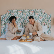 Beige bathrobe