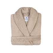 Beige bathrobe