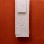 White luxus with embroidery letters