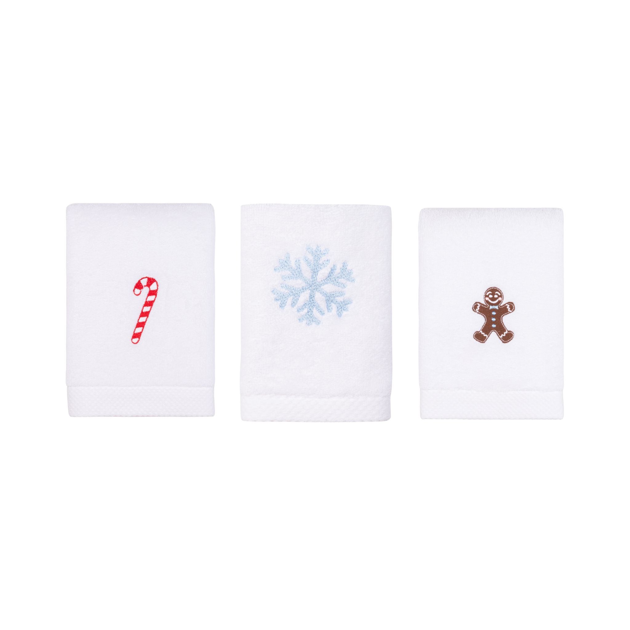 Face towel with christmas embroidery - Torres Novas