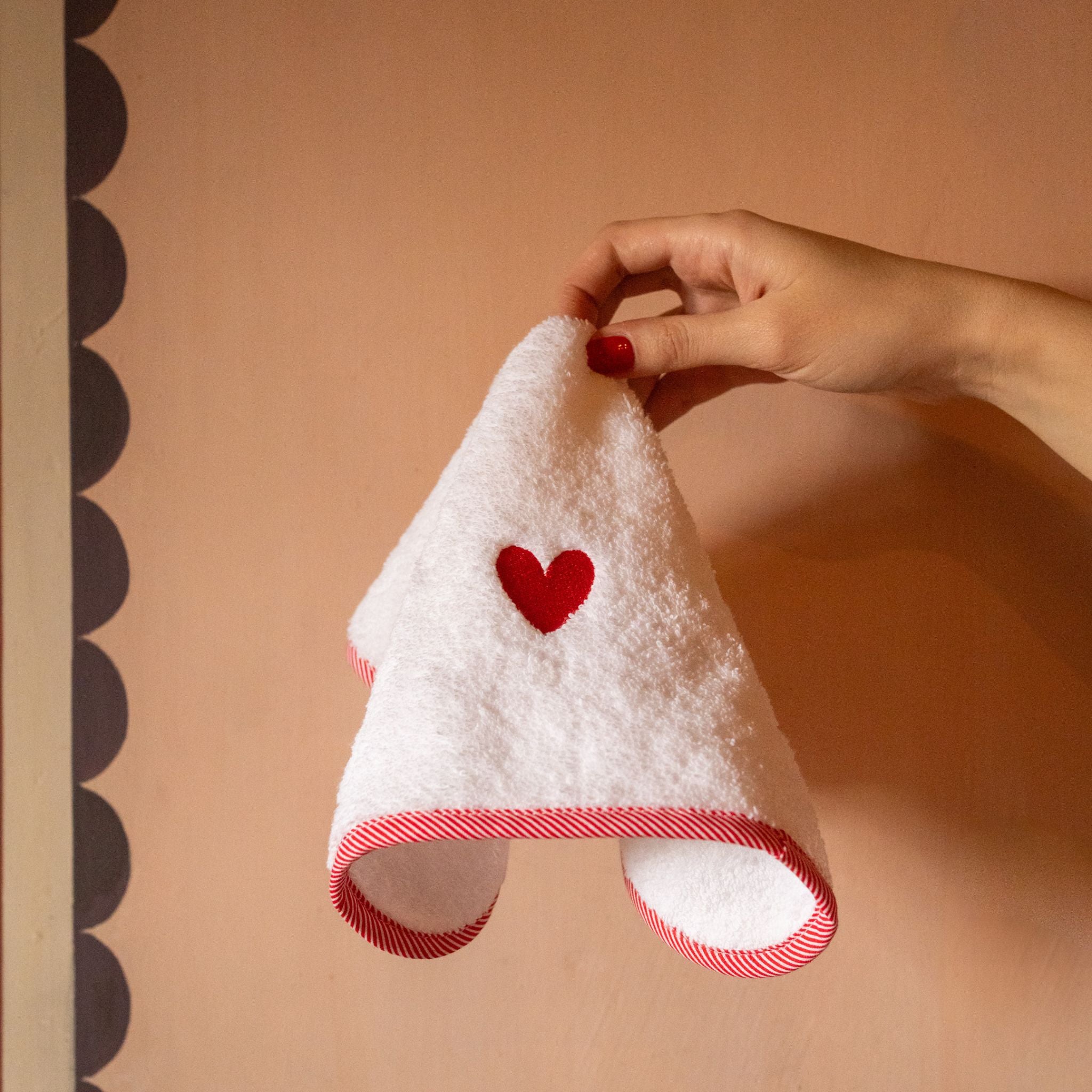 Corazón bordado