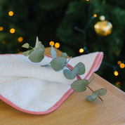 Toalla de invitados bastón de azúcar