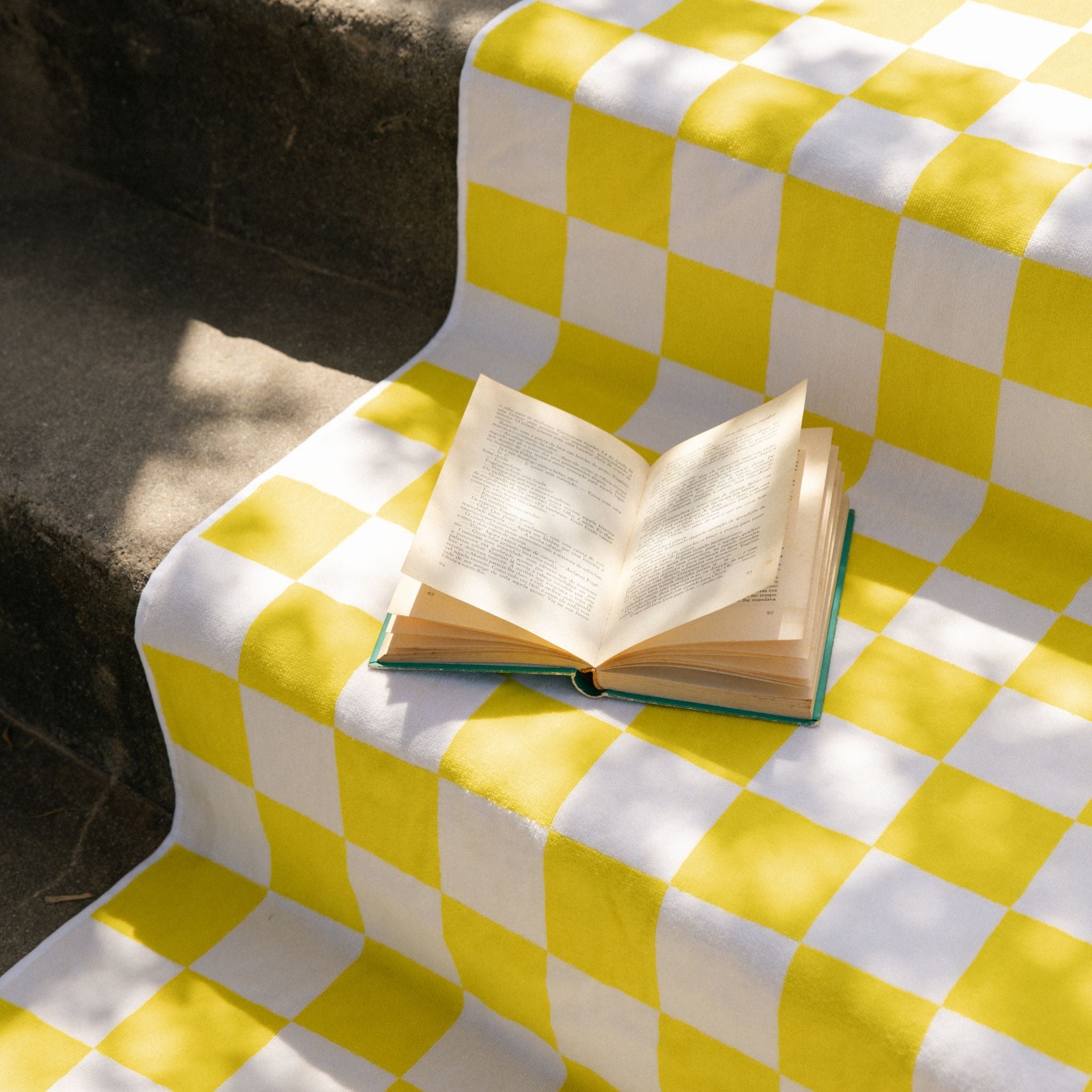 Gibalta à carreaux jaune