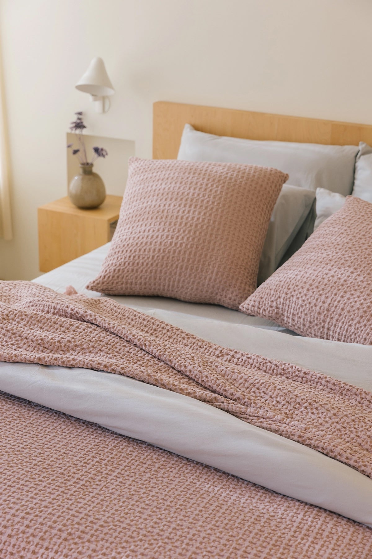 Old pink Waffle Bedspreads - Torres Novas