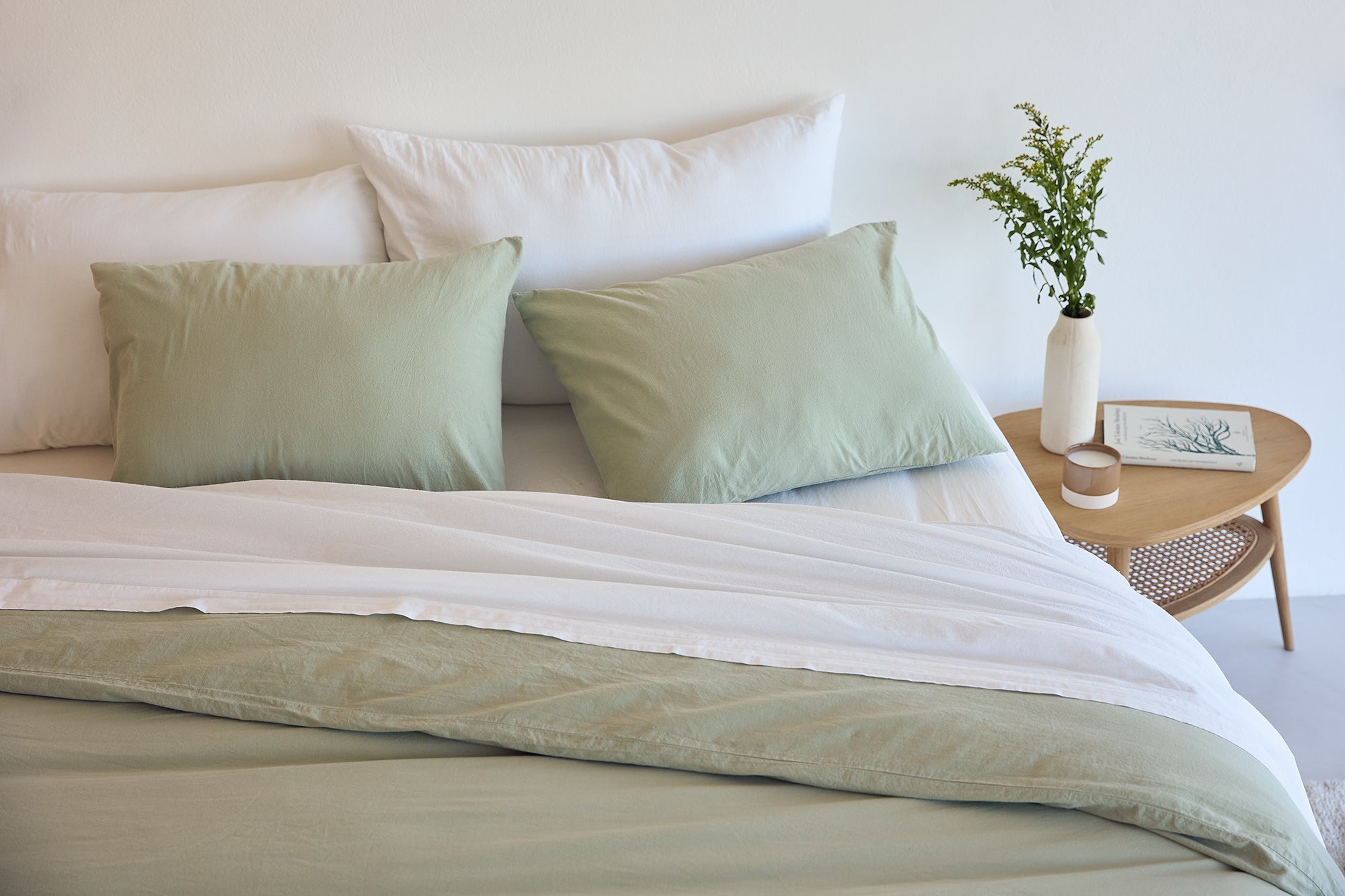 Khaki green Washed Cotton - Torres Novas