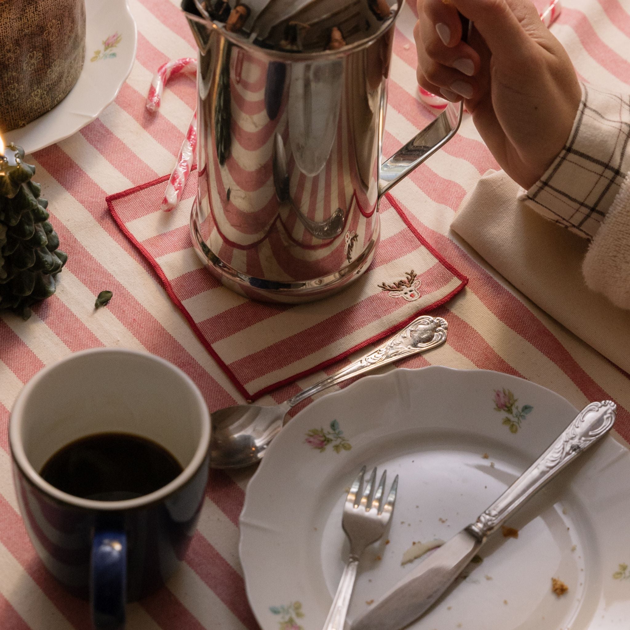Barra napkins with christmas embroidery