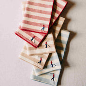 Servilleta barra con deportistas retro