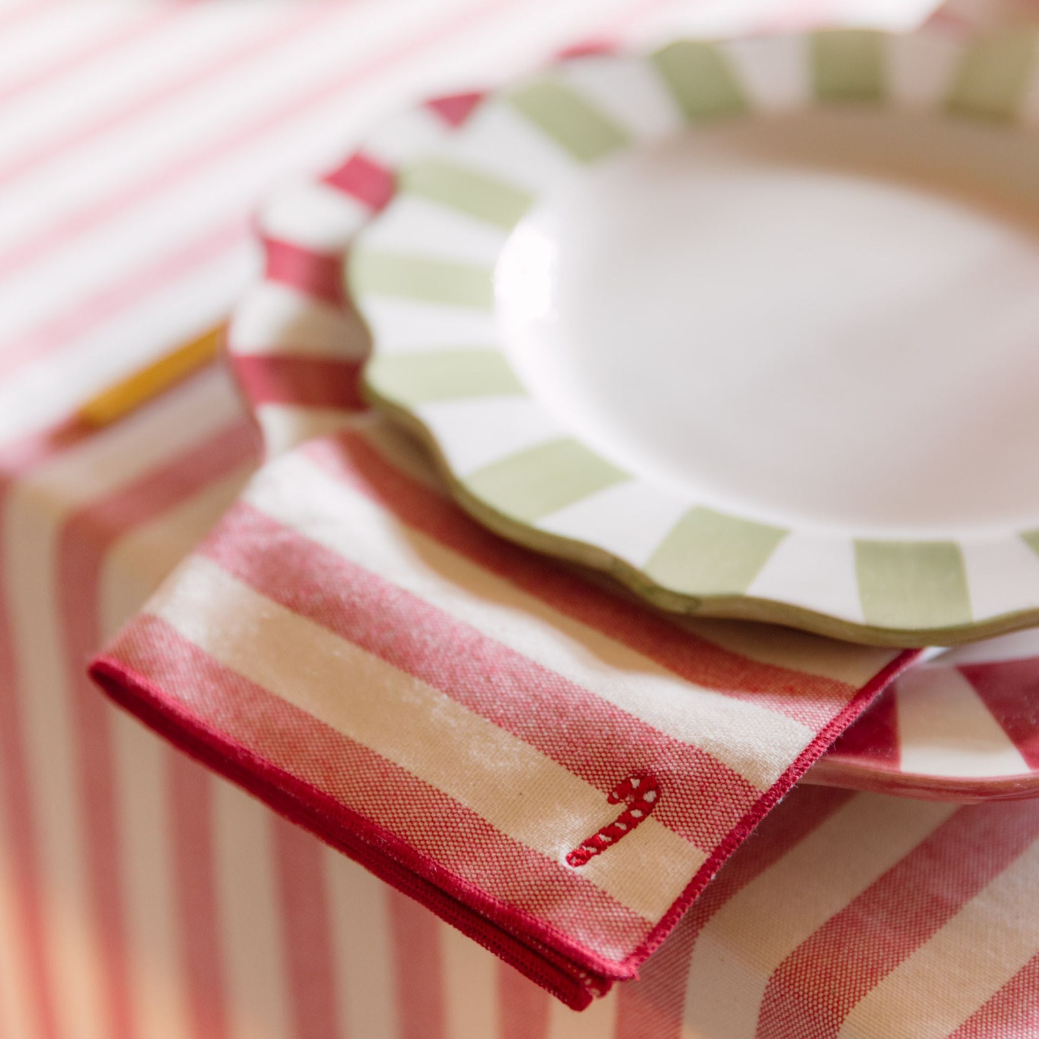 Serviettes Barra avec broderies de Noël