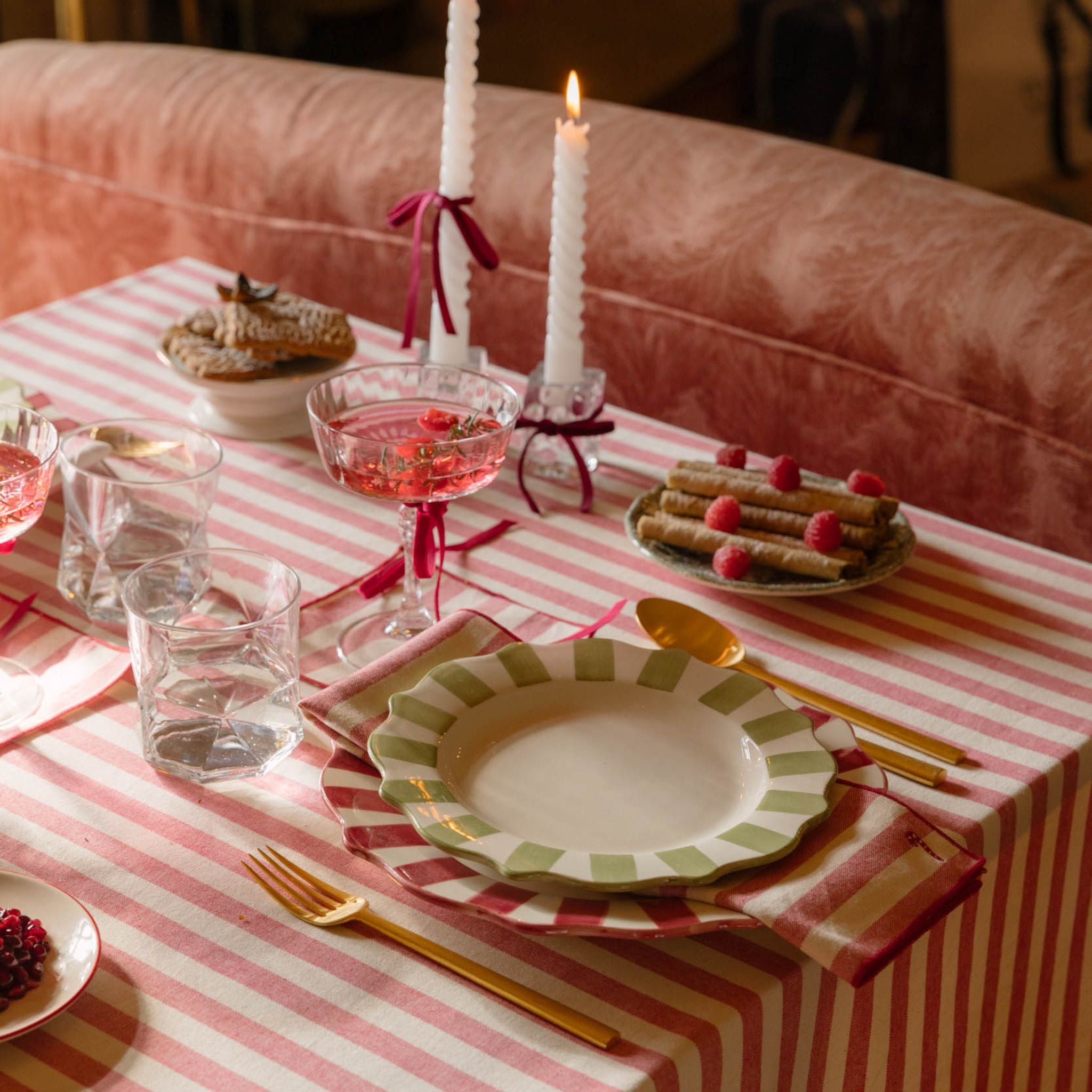 Serviettes Barra avec broderies de Noël