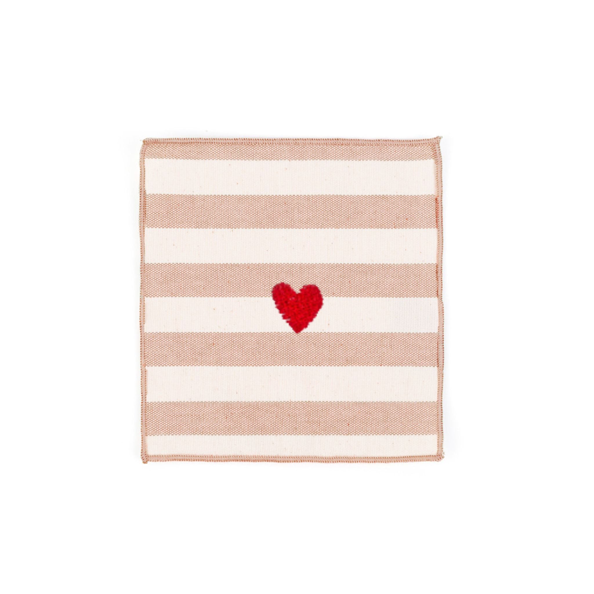 Barra Napkins with heart embroidery