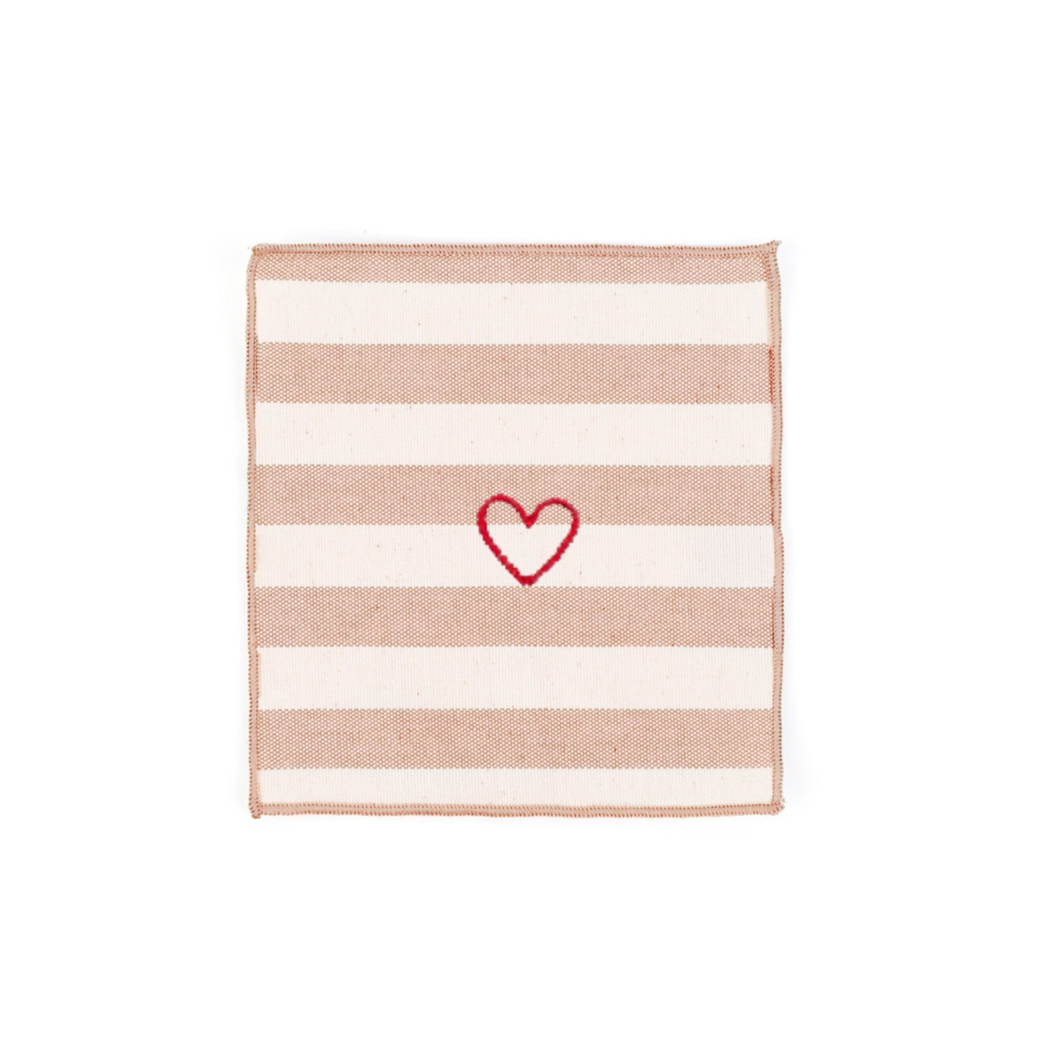 Barra Napkins with heart embroidery