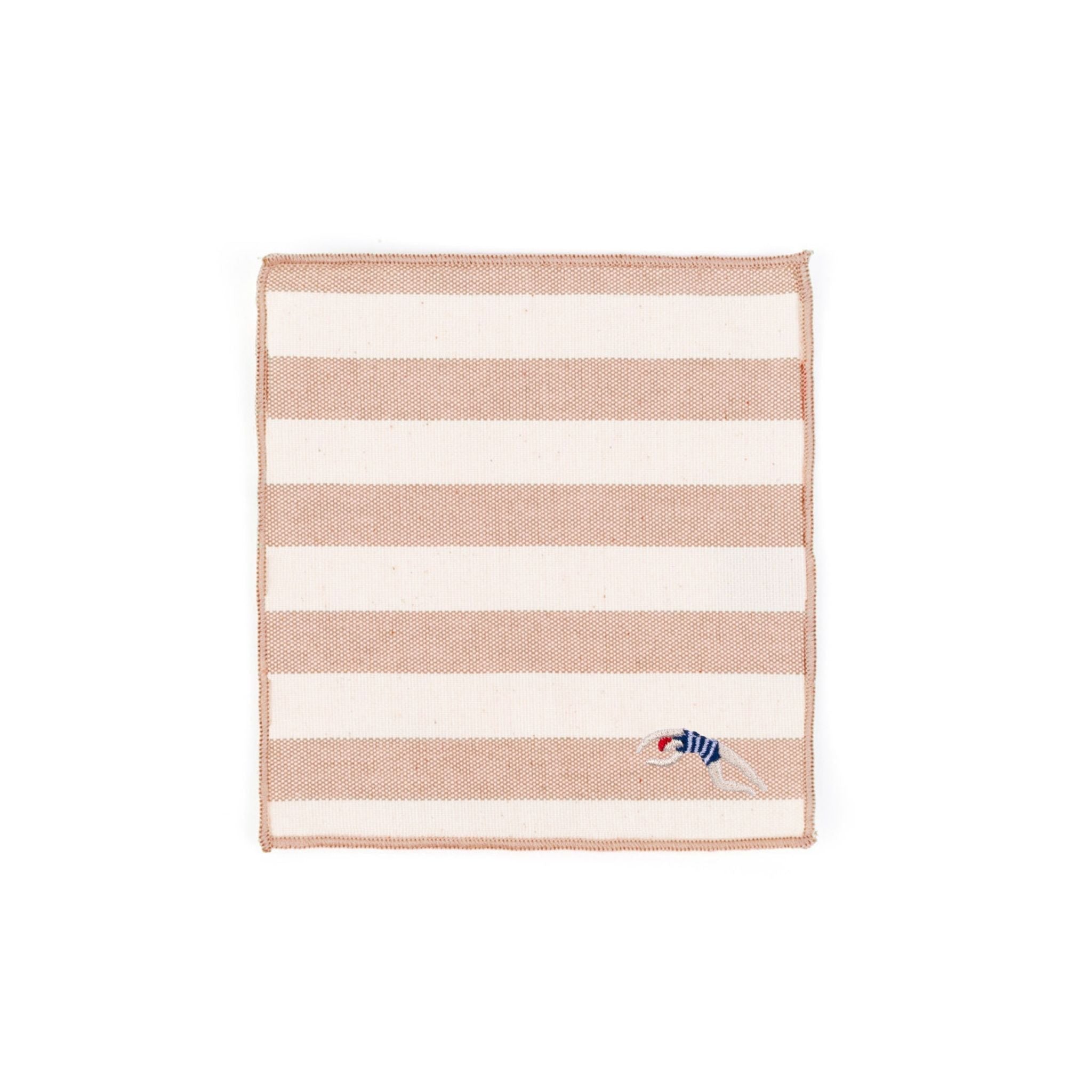 Barra napkin with retro sportsmen