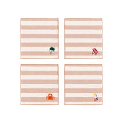 Servilletas bordadas de verano Barra