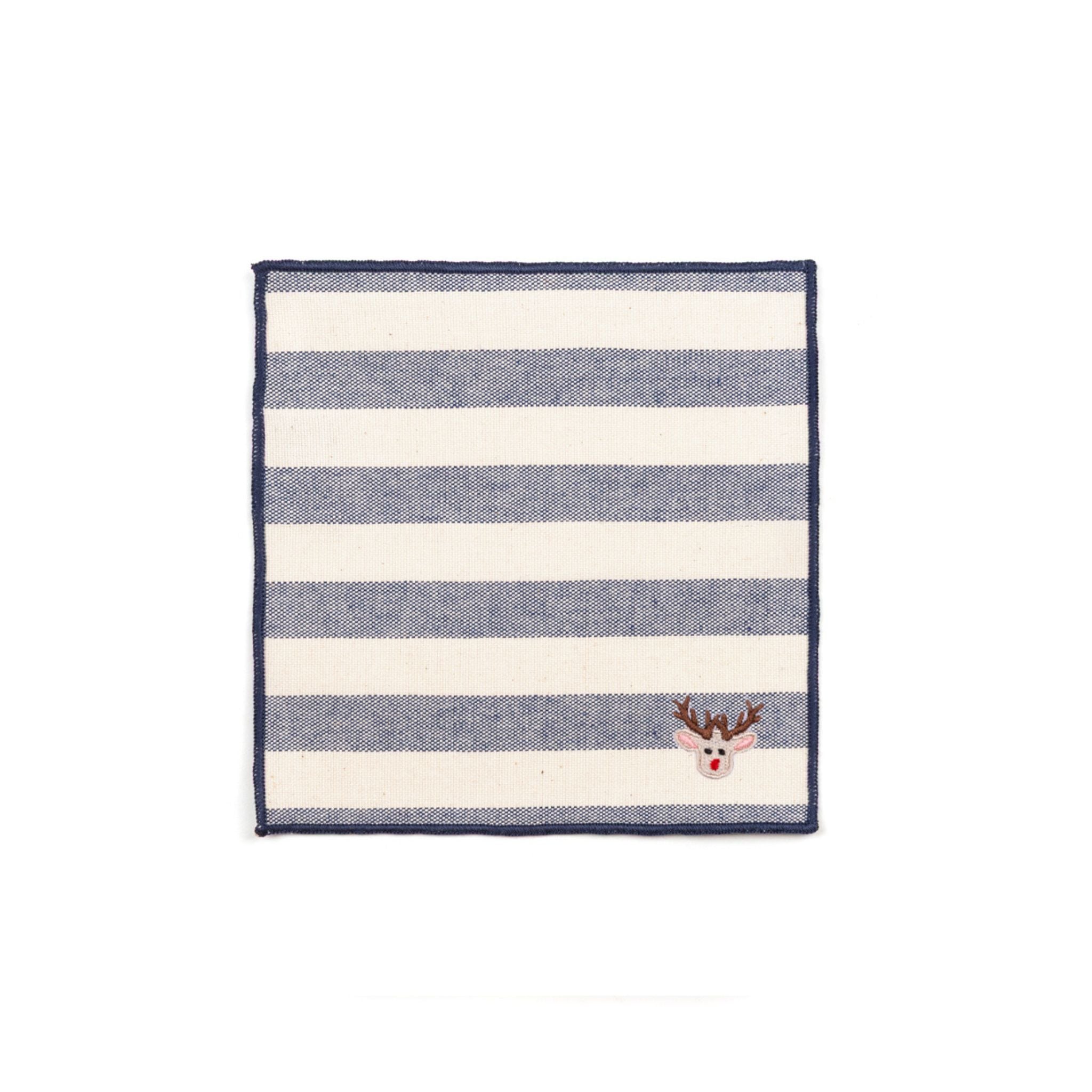 Guardanapo Barra com bordado de Natal pequenos