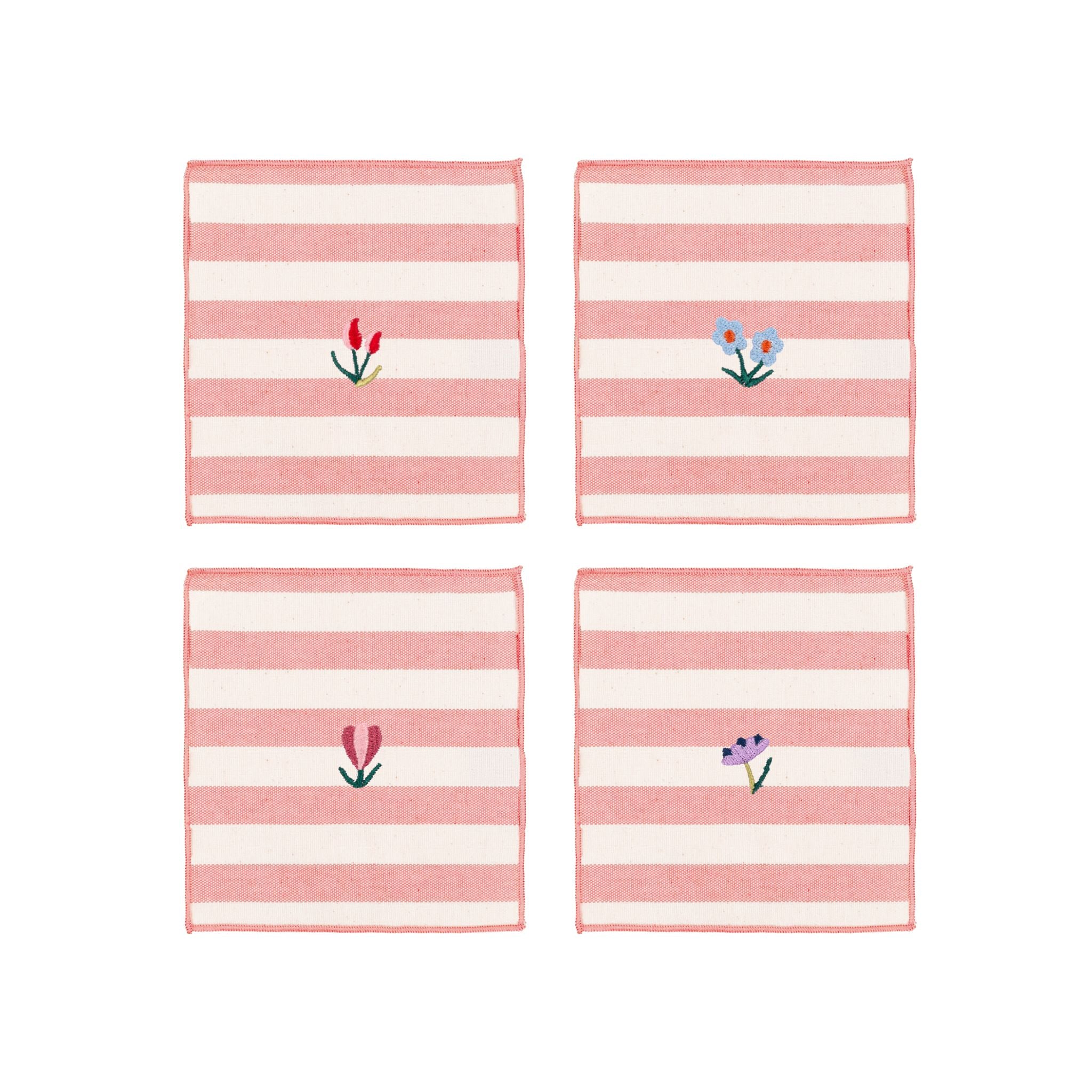 Barra napkin with flower embroidery - Torres Novas