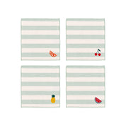 Barra napkins with fruit embroidery