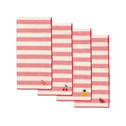 Barra napkins with fruit embroidery