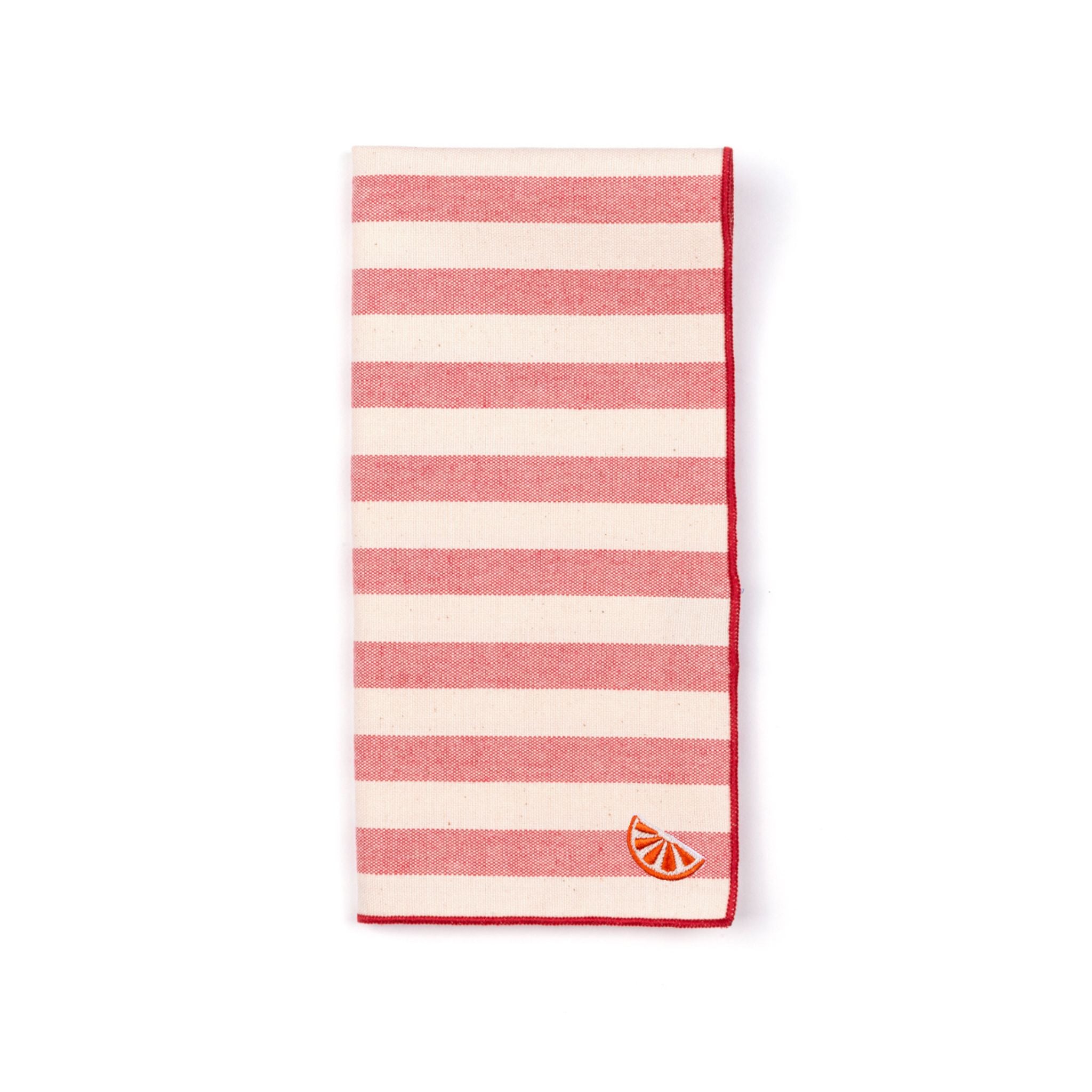 Guardanapos Barra com bordados de fruta