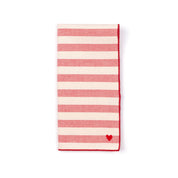 Serviettes Barra avec broderie en forme de cœur